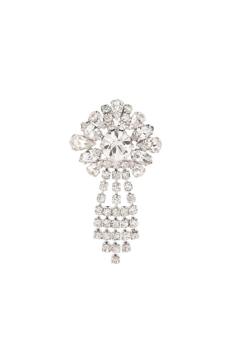 1970s Vintage Drop Crystal Brooch, Main, color, Drop Crystal