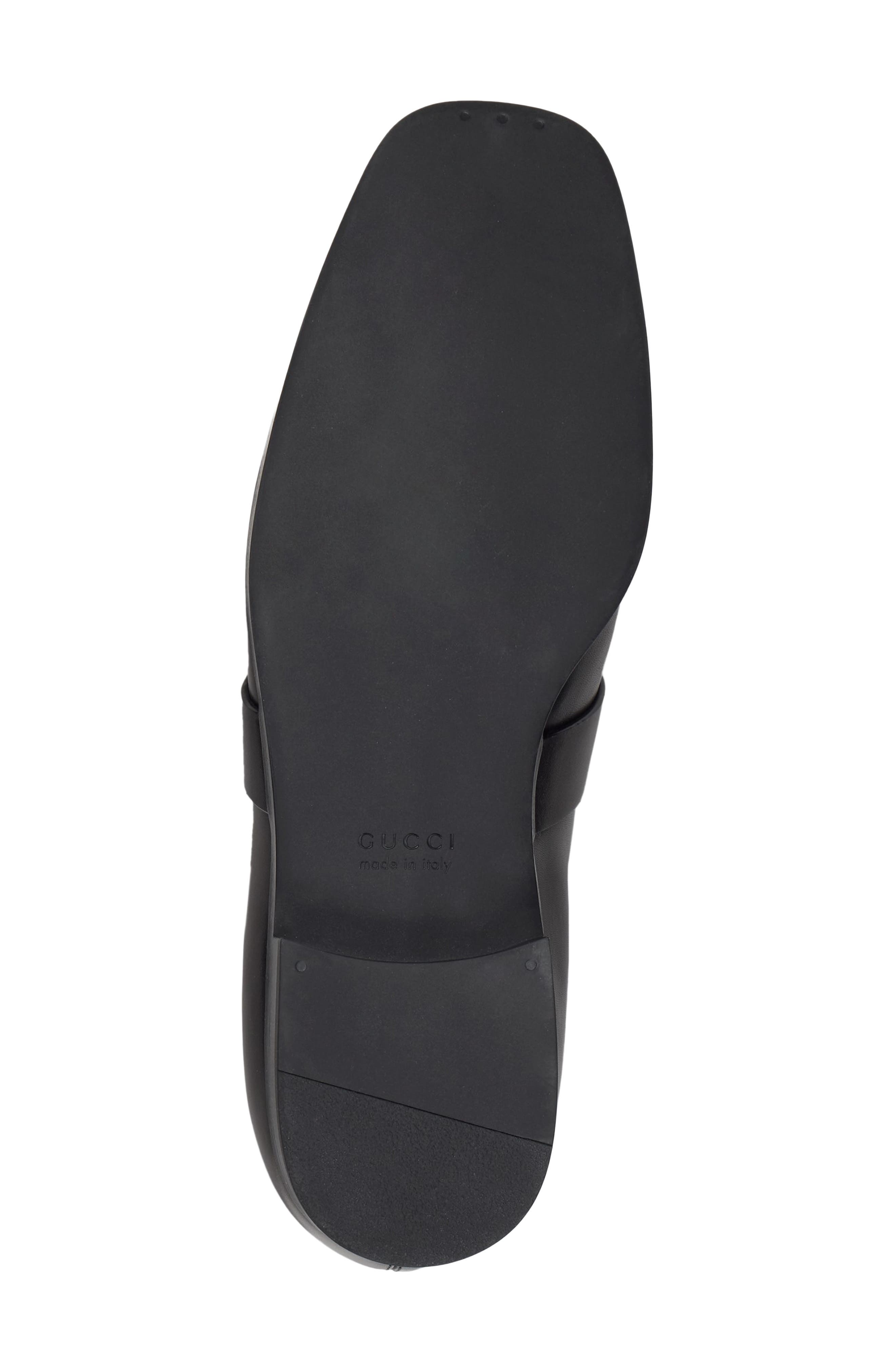 Narmada Leather Penny Loafer, Alternate, color, NERO