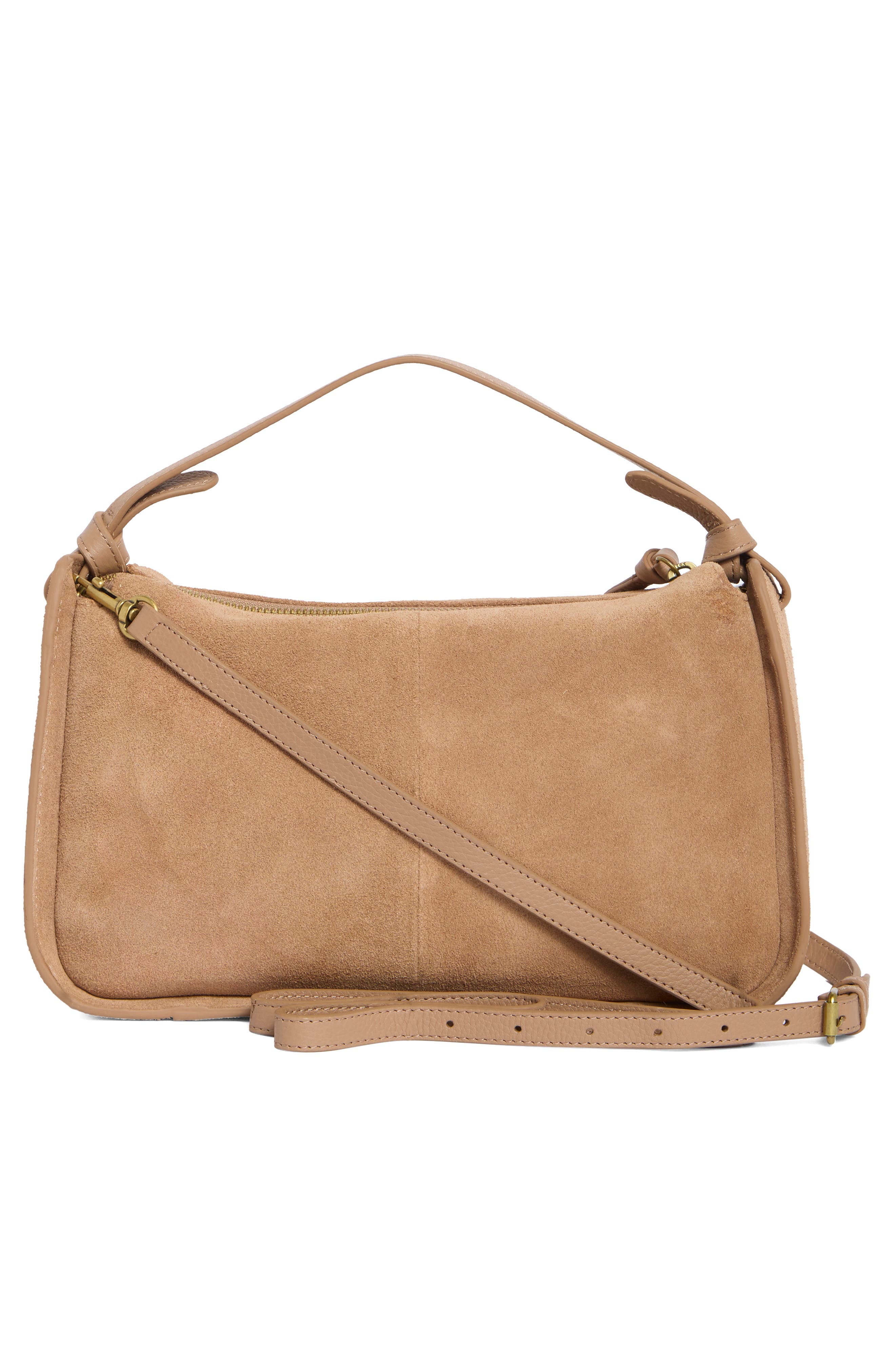 Lucky Brand Ayla Crossbody Bag, Alternate, color, Tuscanny Suede
