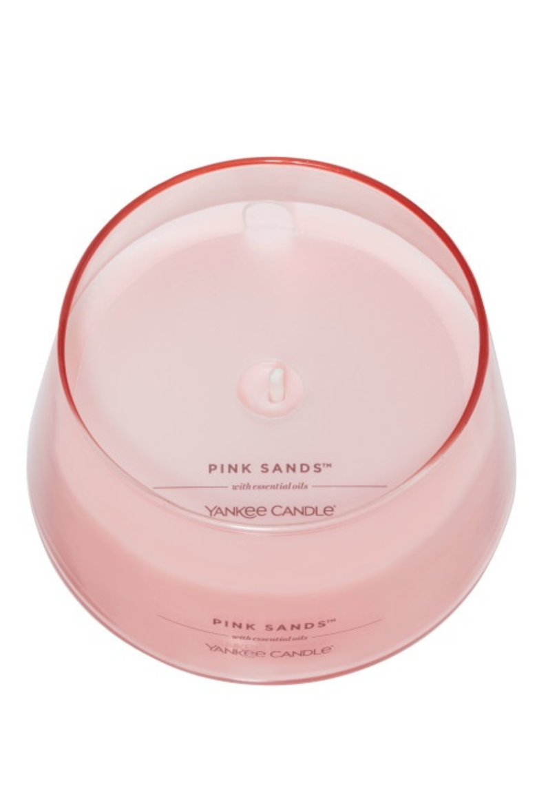 Pink Sands Studio Candle with Essential Oils, Set of 2, Alternate, color, Light Pink