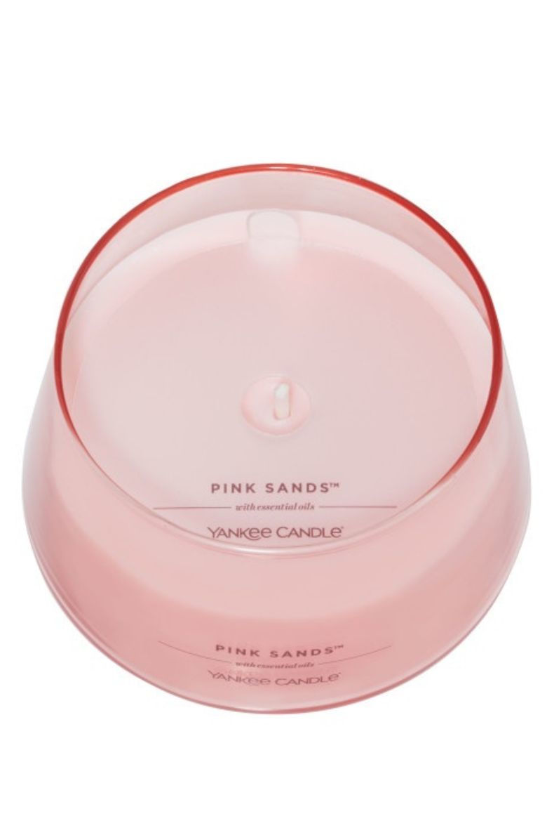 YANKEE CANDLE Pink Sands Studio Candle with Essential Oils, Set of 2, Alternate, color, Light Pink