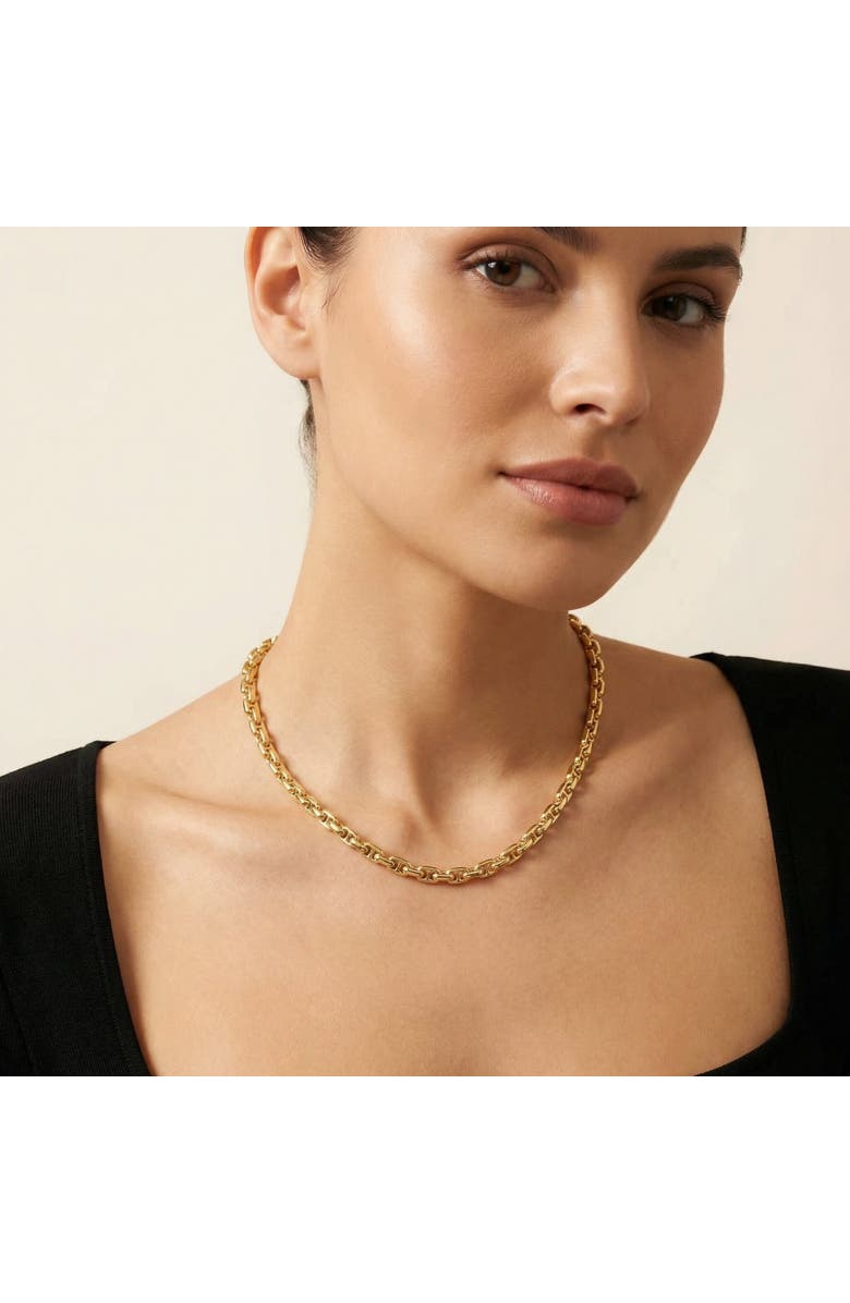 Bliss Diamond 14k Gold Women's 24" Chain Necklace 42 Grams 7mm Thick, Alternate, color, 14K Yellow Gold