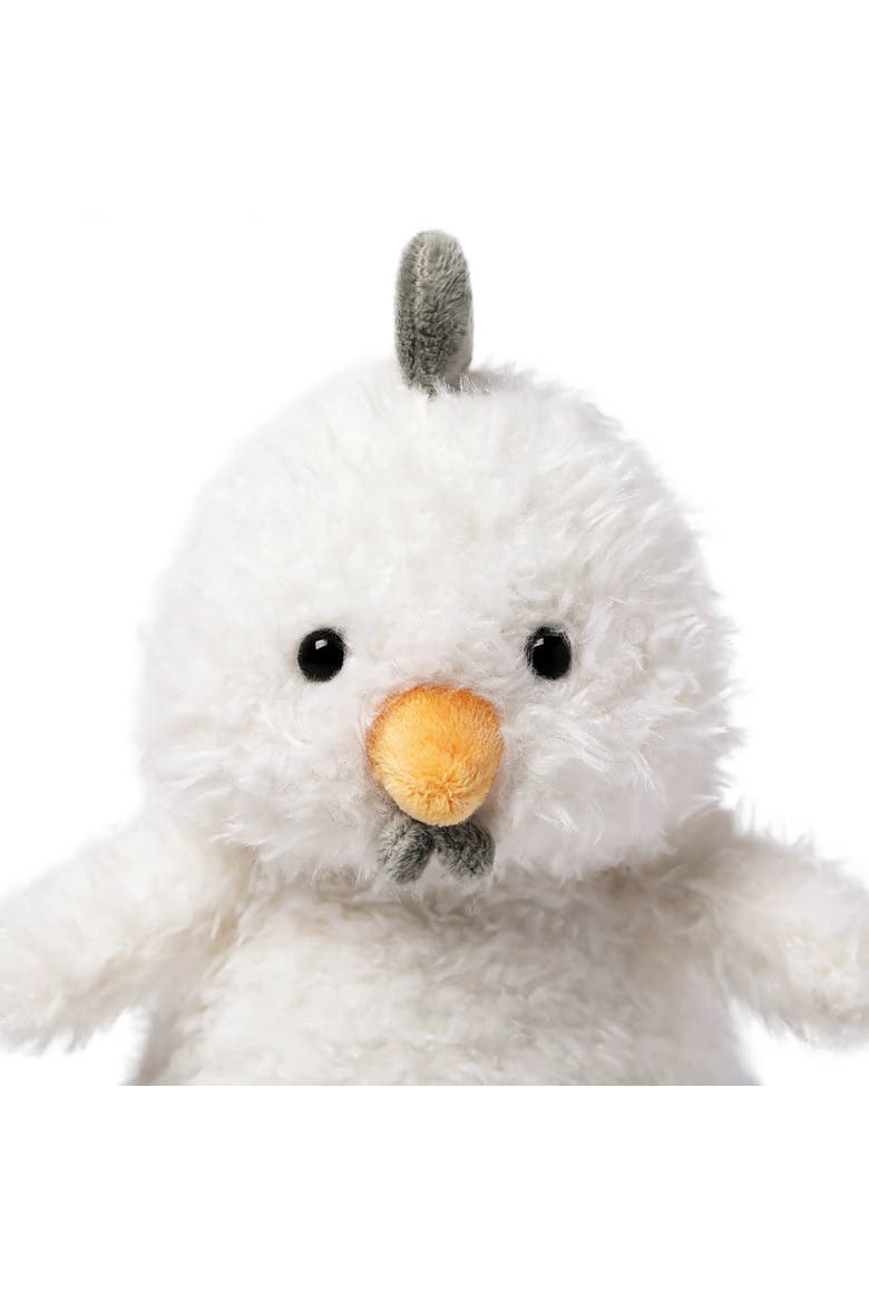 7 Inch Dandelion Chick Weighted Stuffed Animal, Alternate, color, White