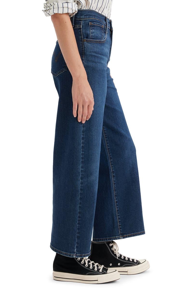 Levi's<sup>®</sup> High Waist Wide Leg Jeans, Alternate, color, 