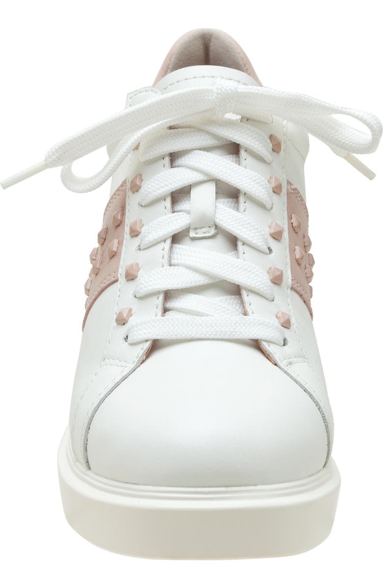 Linea Paolo Katia Wedge Sneaker, Alternate, color, Eggshell/Nude