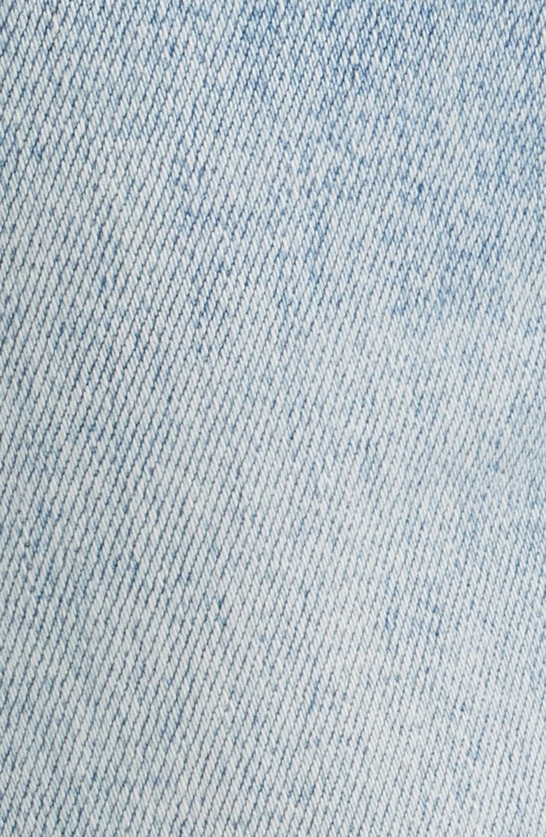 HIDDEN JEANS Raw Hem Straight Leg Jeans, Alternate, color, Med.wash