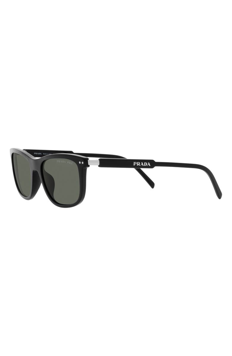 Prada Pillow 54mm Polarized Square Sunglasses, Alternate, color, 