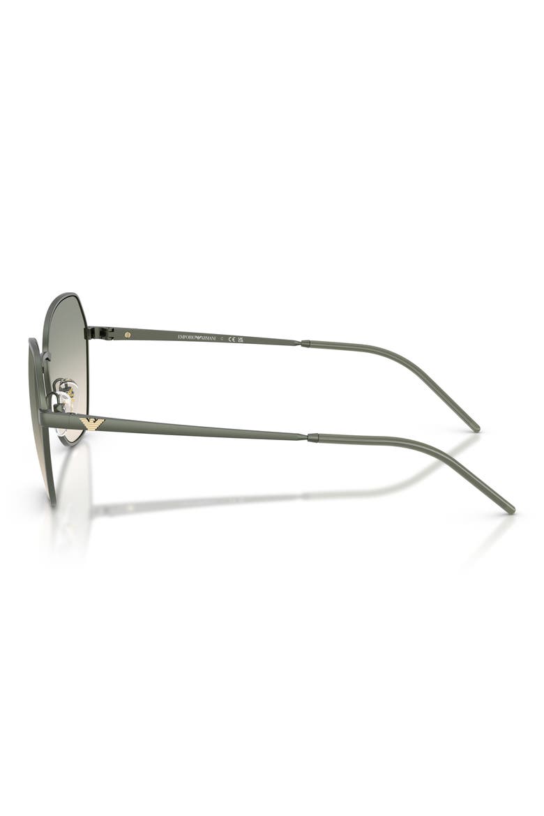 55mm Irregular Sunglasses, Alternate, color, AGAVE / BROWN GRADIENT GREEN