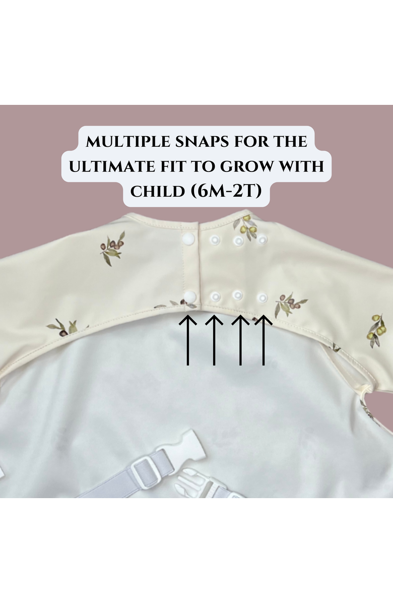 Neferland NeferTie Coverall 2.0 Longsleeve Bib - OLIVES, Alternate, color, Olives 6-24 Months