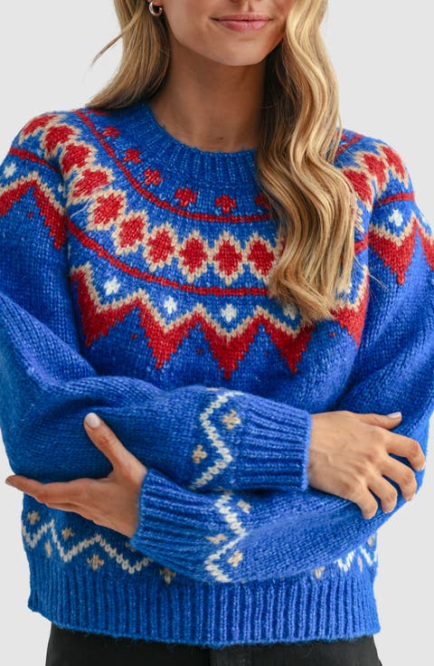 Fair Isle Crewneck Sweater