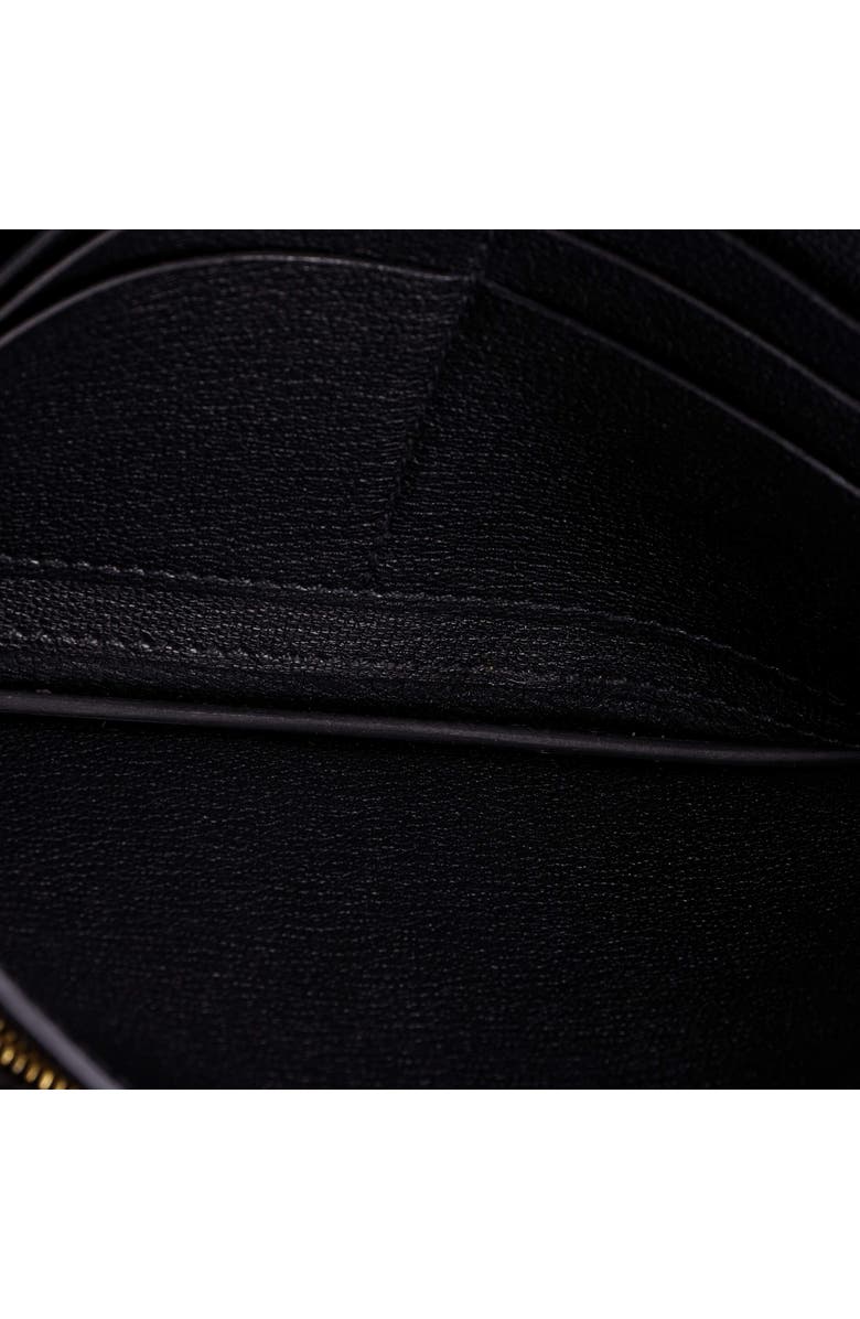 Pre-Owned Hermes Kelly Pocket Wallet Chevre Chamkila Long, Alternate, color, Noir