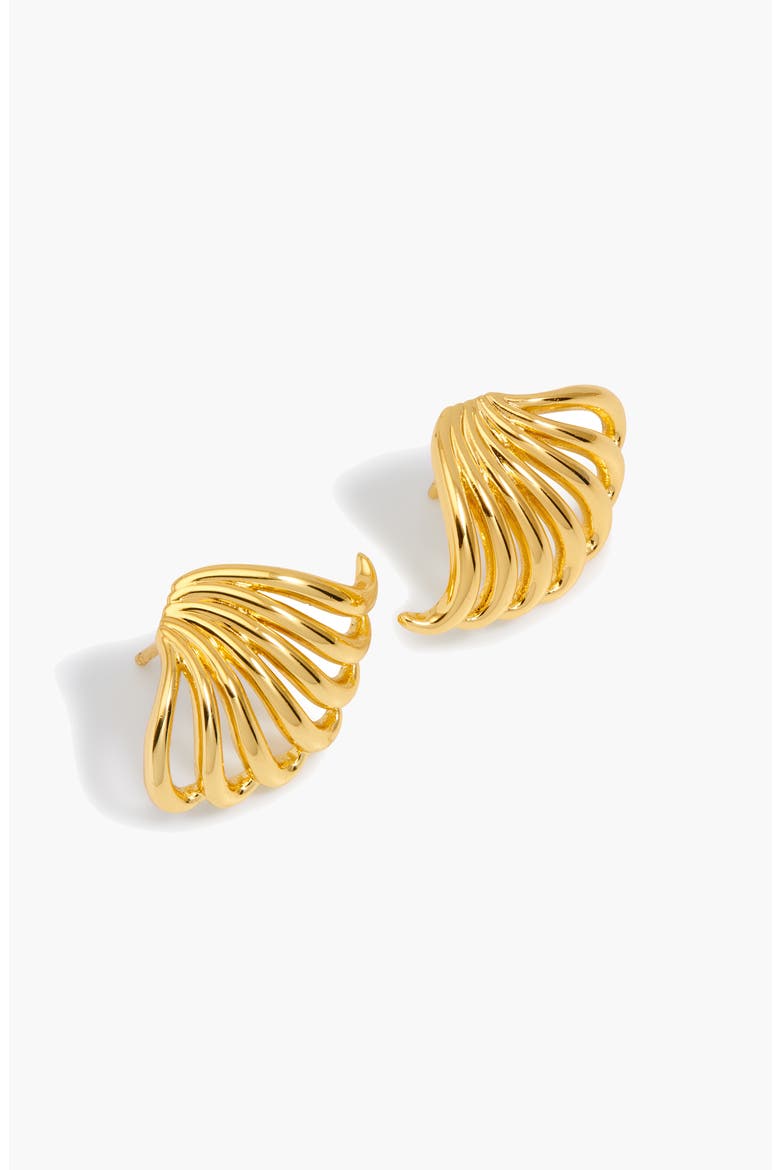 Maxi Claw Stud Earring In Gold, Alternate, color, Gold
