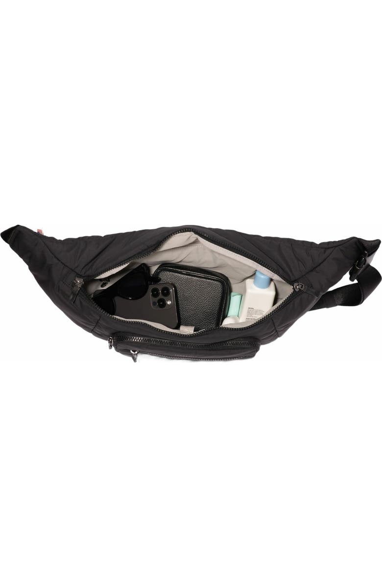 BAGGALLINI Oslo Sling Bag, Alternate, color, Black Puff