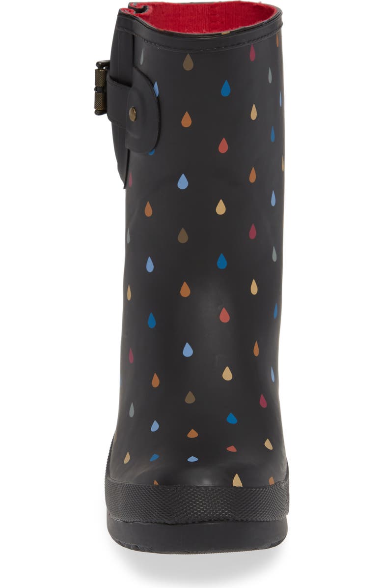 Chooka Dot Waterproof Rain Bootie, Alternate, color,