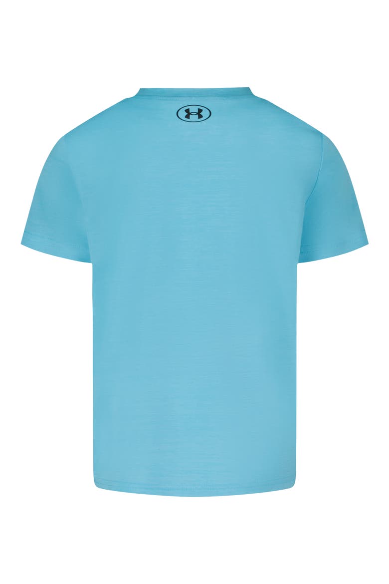 Kids' UA Twist Breakout Performance Graphic T-Shirt, Alternate, color, FRESCO BLUE