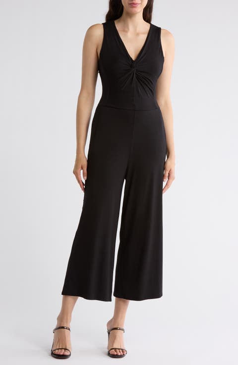 Leighton Knotted Sleeveless Jumpsuit