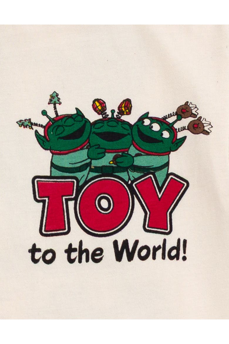 Toy Story Holiday Short Sleeve T-Shirt, Alternate, color, Cream Toy Story