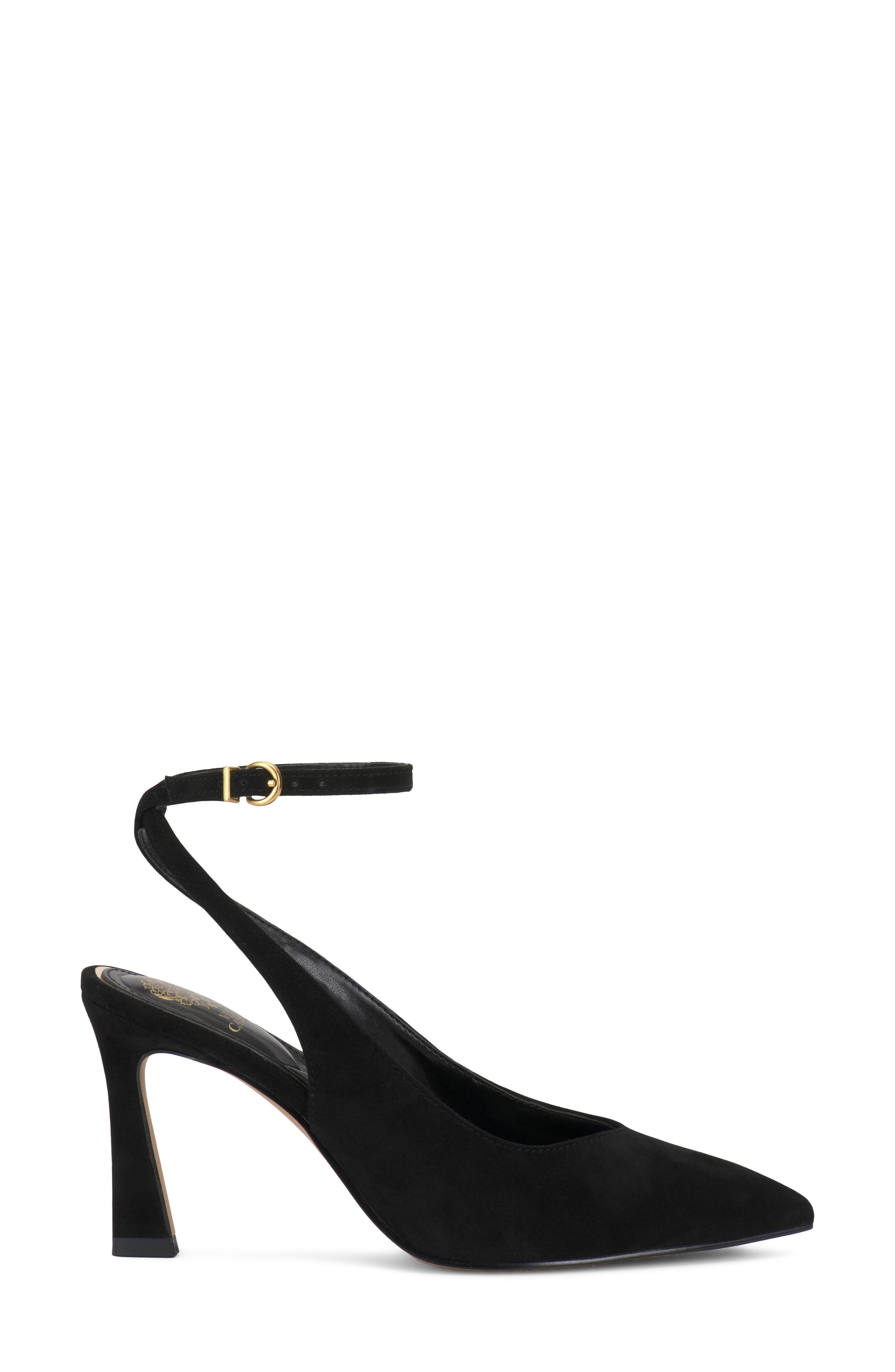 Nellah Pointed Toe Pump, Alternate, color, BLACK