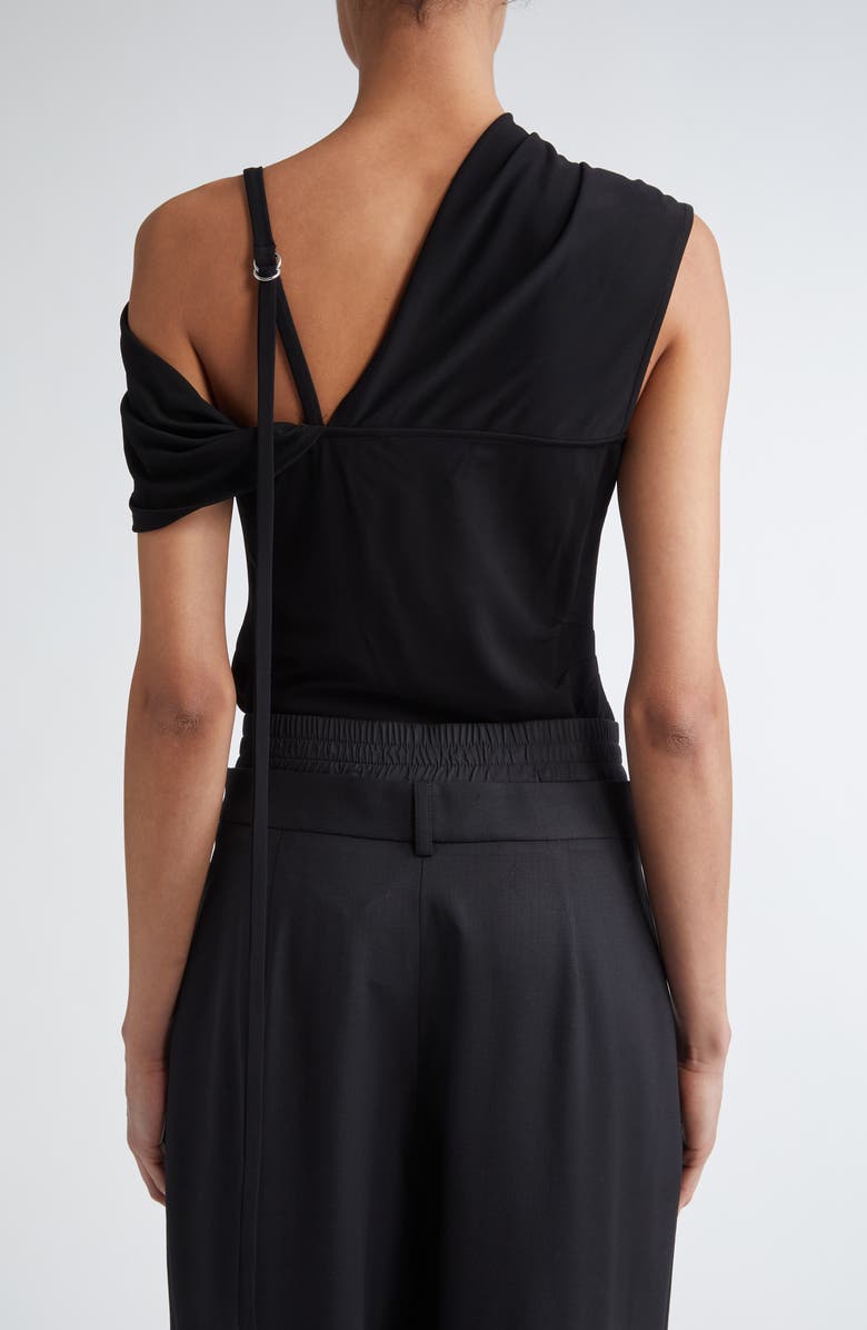 MONSE Asymmetric Drape Jersey Top, Alternate, color, 