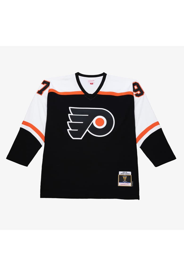 Men's Mitchell & Ness Jeremy Roenick Black Philadelphia Flyers 2003 Power Play Jersey, Main, color, Black