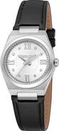 Roberto Cavalli Speranza Leather Strap Quartz Watch, 30mm