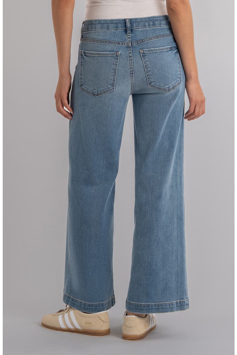 Meg Patch Pocket High Waist Ankle Wide Leg Jeans, Alternate, color, TOTALLY