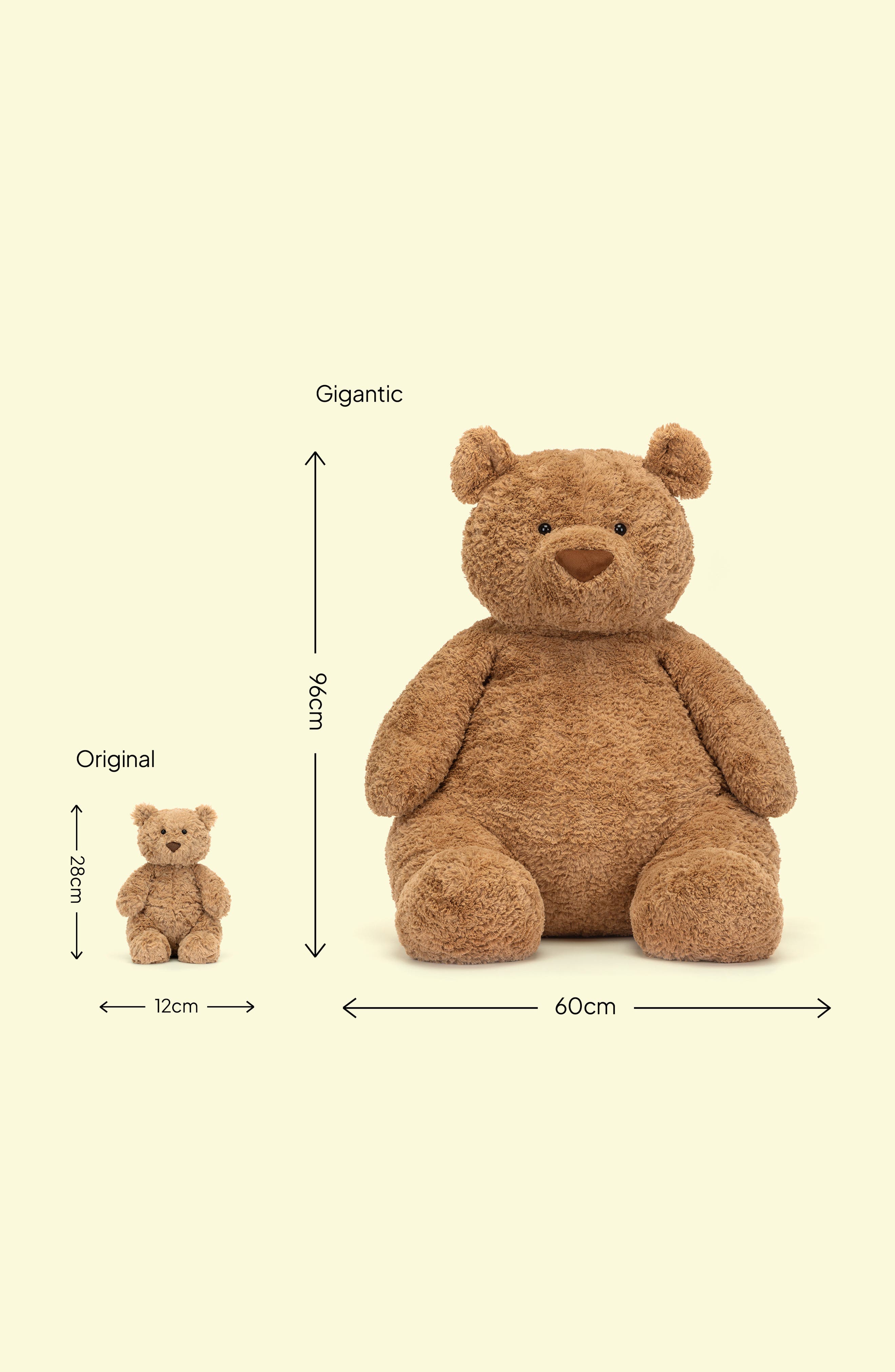 Jellycat Gigantic 38-Inch Bartholomew Bear Oversized Stuffed