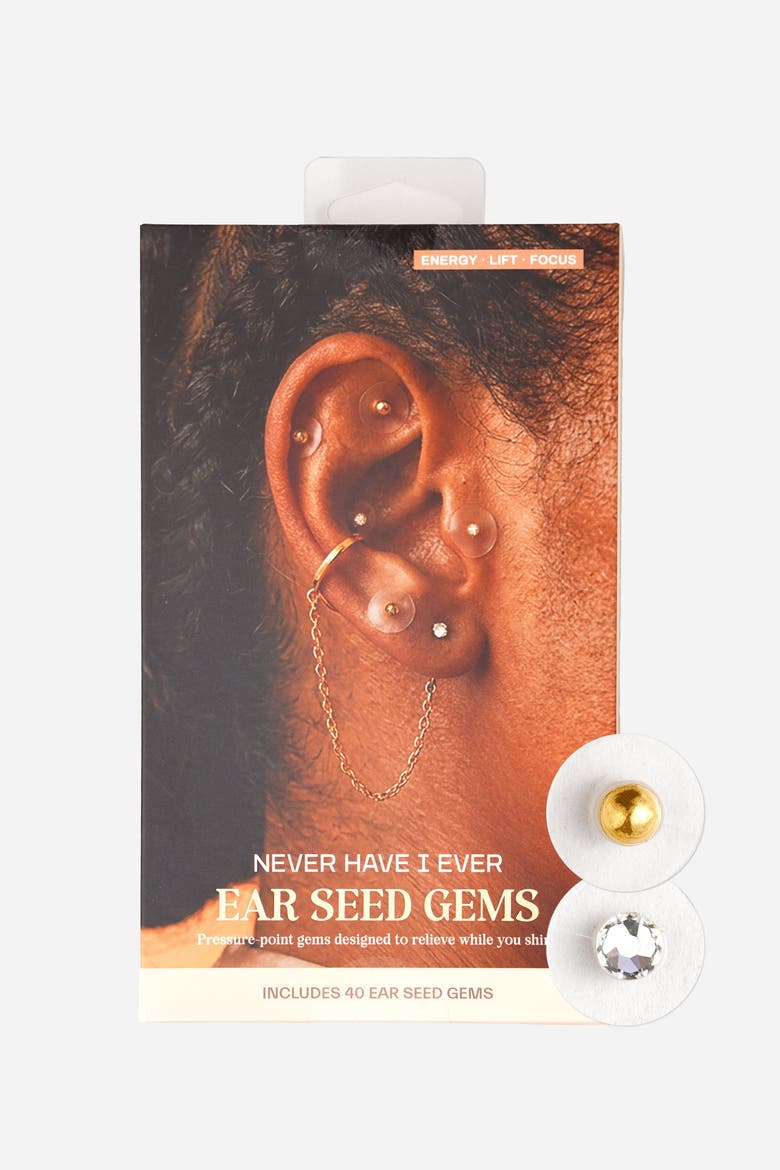 Ear Seed Gems Energy Lift Focus, Alternate, color, Metallic Gold