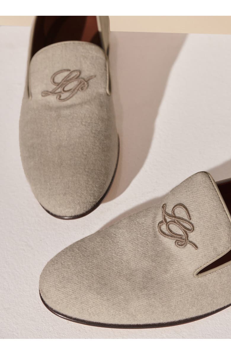 Loro Piana Anagram Logo Cashmere Loafer, Alternate, color,