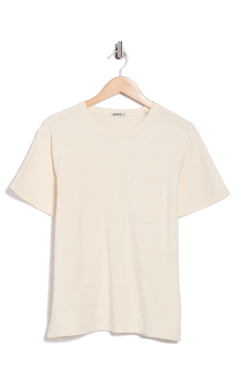 Vintage Jacquard Cotton Crew T-Shirt