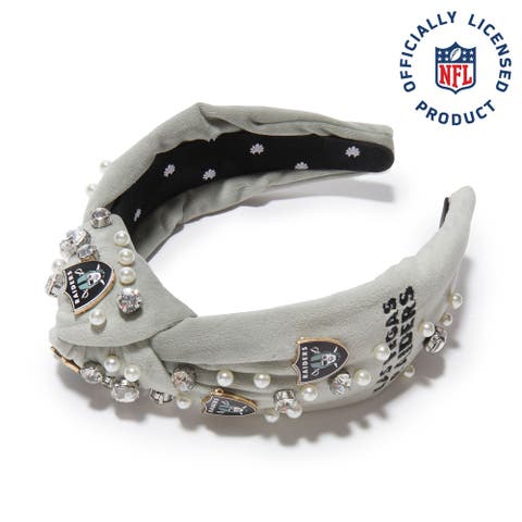 Las Vegas Raiders Embellished Knotted Headband