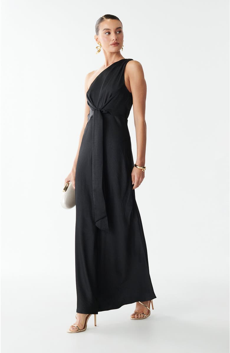 SAVEL Kylie Midi Dress, Alternate, color, Black