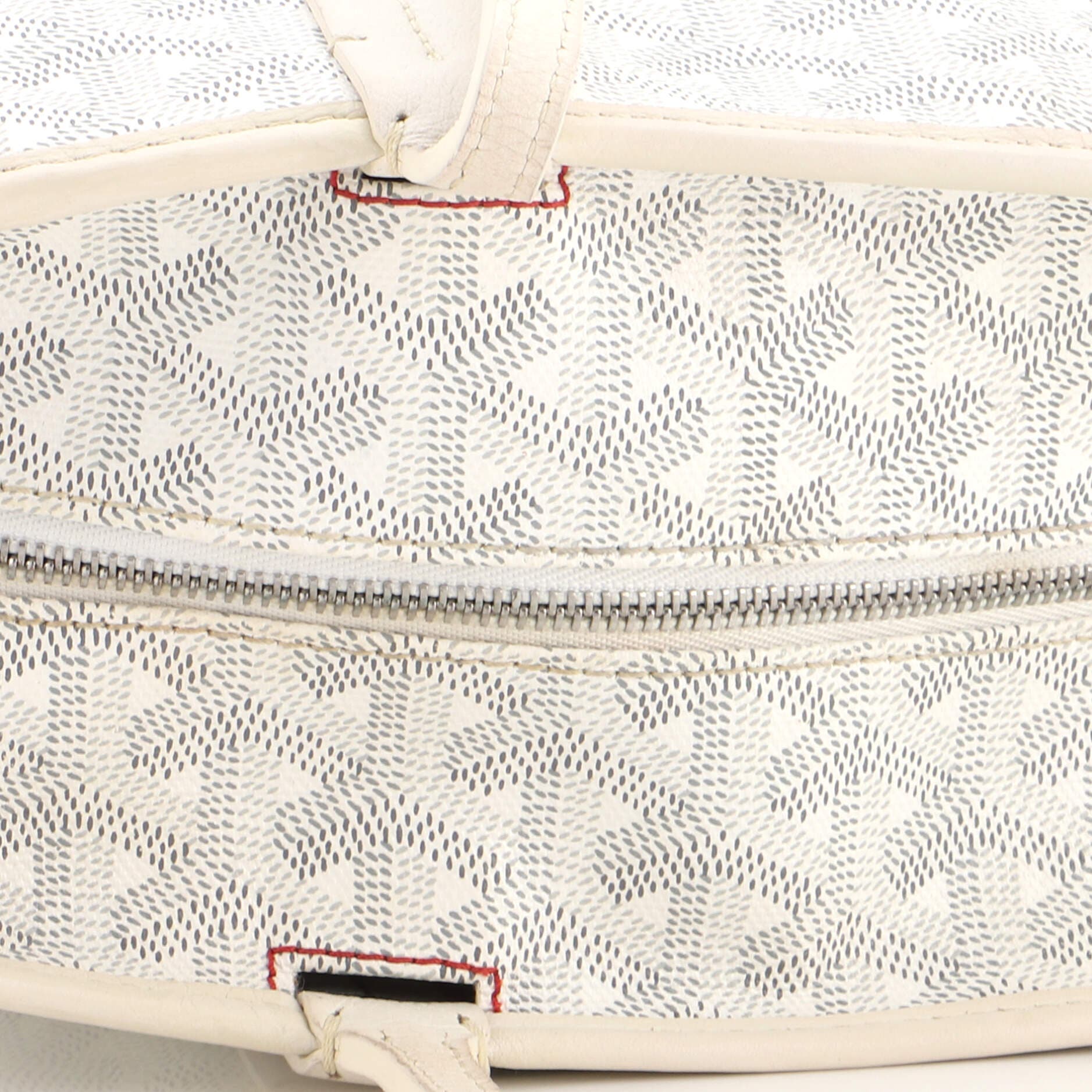 Artois Tote Coated Canvas PM, Alternate, color, White