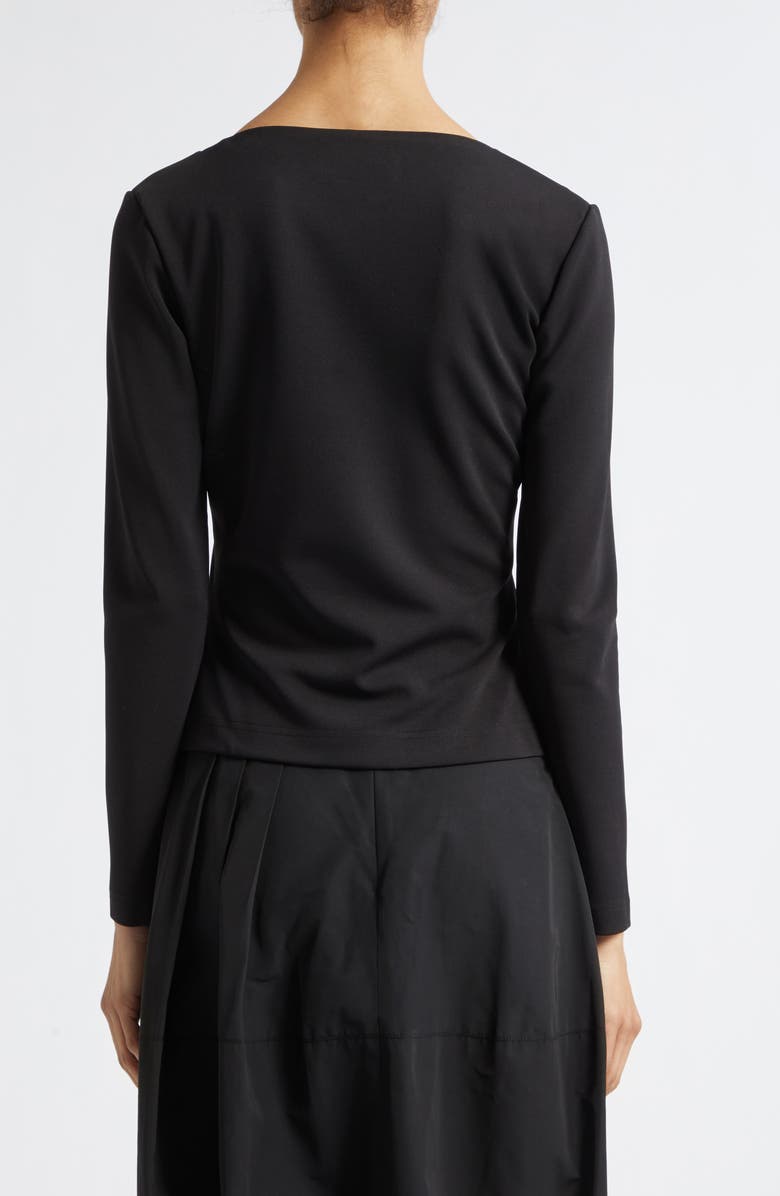 ISRAELLA KOBLA Val Asymmetric Strap Square Neck Top, Alternate, color, Black