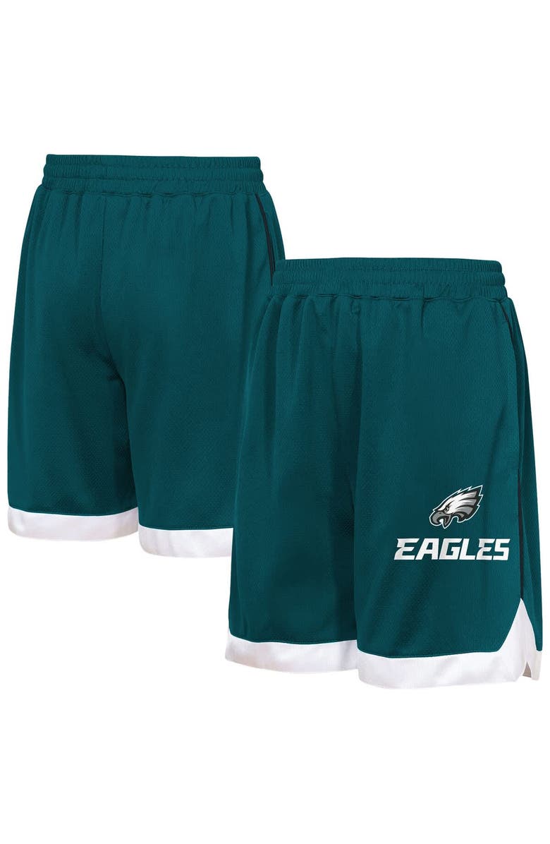 Outerstuff Youth Outerstuff  Midnight Green Philadelphia Eagles All Star Mesh Shorts, Main, color, Green