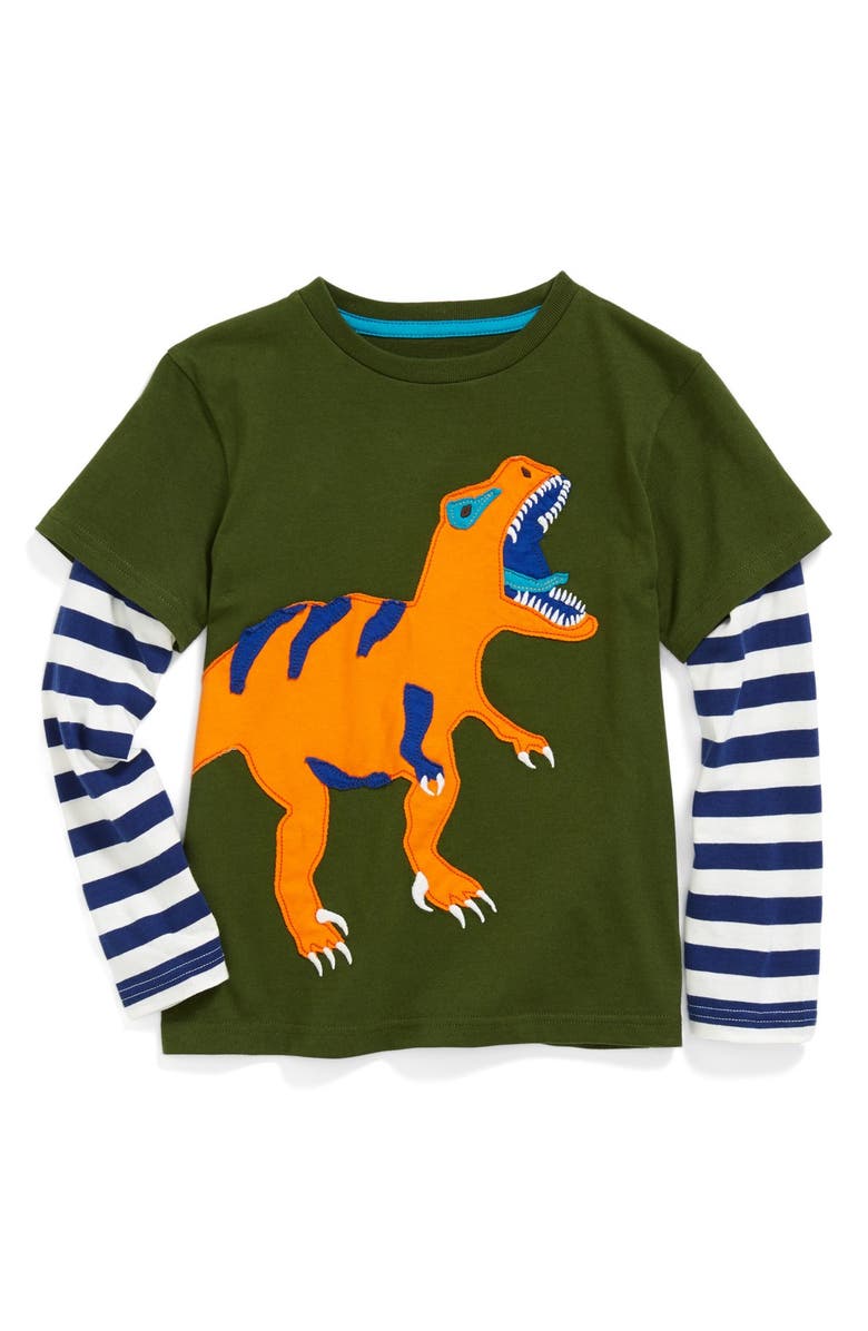 Mini Boden Big Creature Long Sleeve T-Shirt, Main, color, 