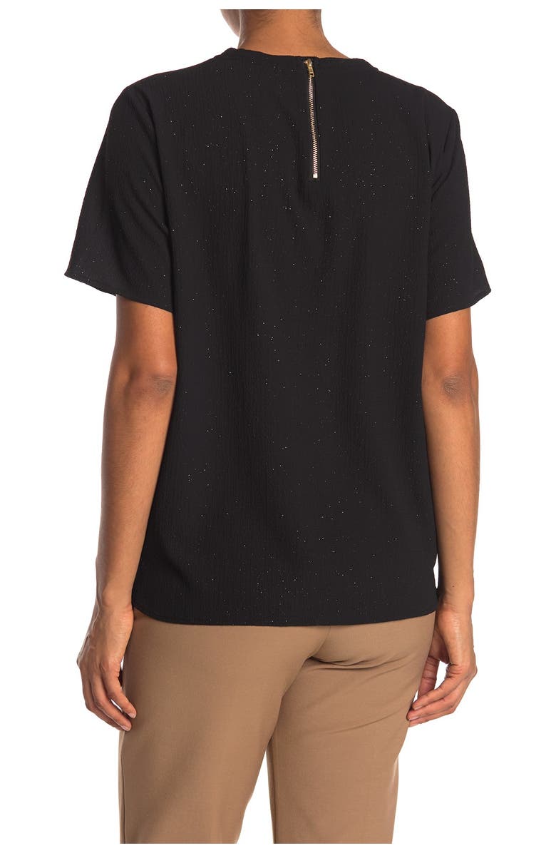 VERO MODA Aya Short Sleeve Zip Top, Alternate, color, 