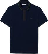 Lacoste Regular Fit Tipped Cotton Piqué Polo