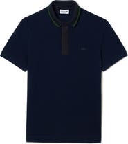 Lacoste Regular Fit Tipped Cotton Piqué Polo