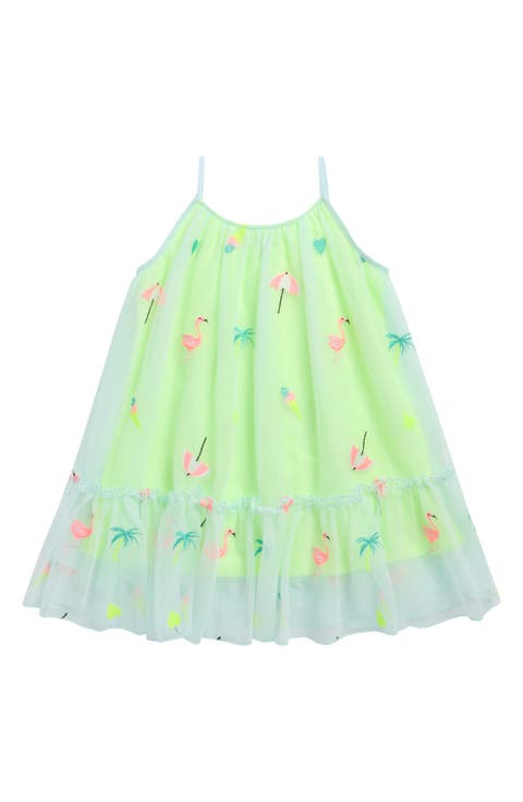 Kids' Embroidered Mesh Dress (Toddler & Little Kid)
