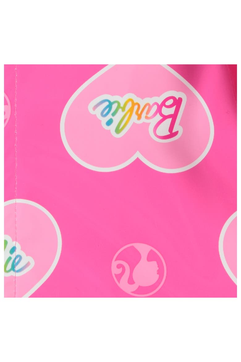 Hooded Rain Jacket, Alternate, color, Pink Hearts