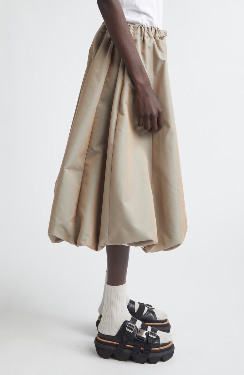 Tao Comme des Garçons Gathered Crop Balloon Pants, Alternate, color, Beige