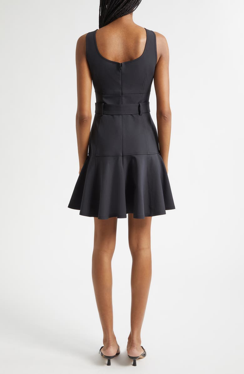 Cinq à Sept Sayla Belted Minidress, Alternate, color, Black