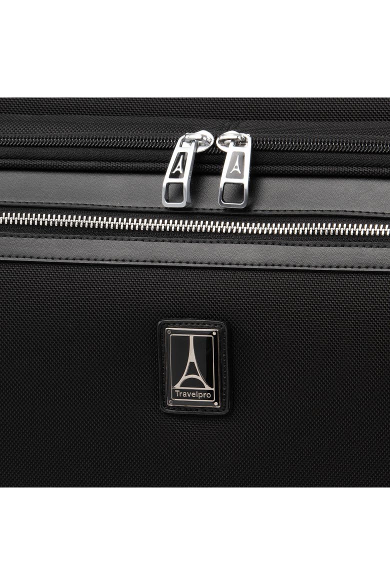 Platinum Elite 22" Carry On Rolling Garment Bag, Alternate, color, Shadow Black
