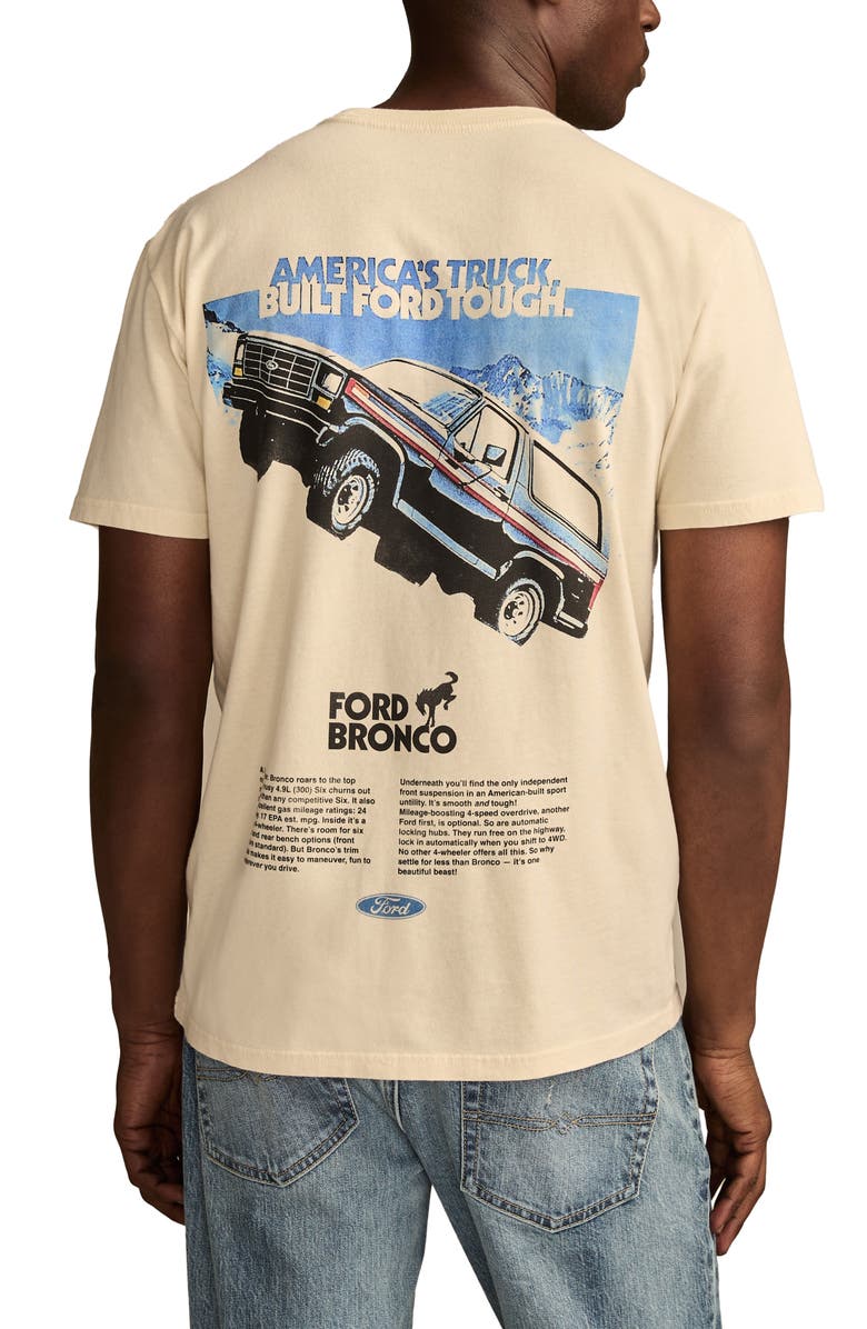 Lucky Brand Ford Bronco Cotton Graphic T-Shirt, Alternate, color, Bone White