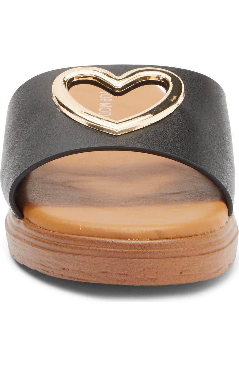 TOP GUY SHOES Genova Platform Slide Sandal, Alternate, color,