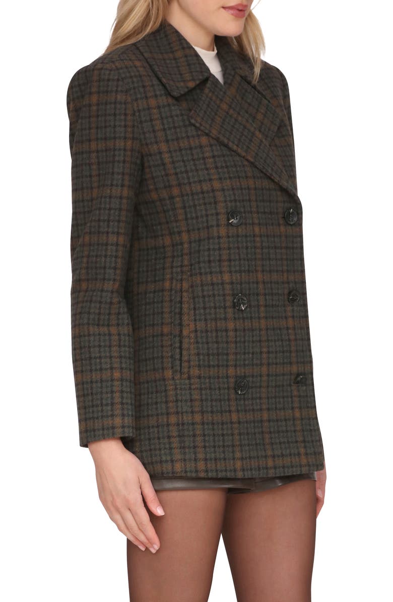 Avec Les Filles Oversize Double Breasted Peacoat, Alternate, color,