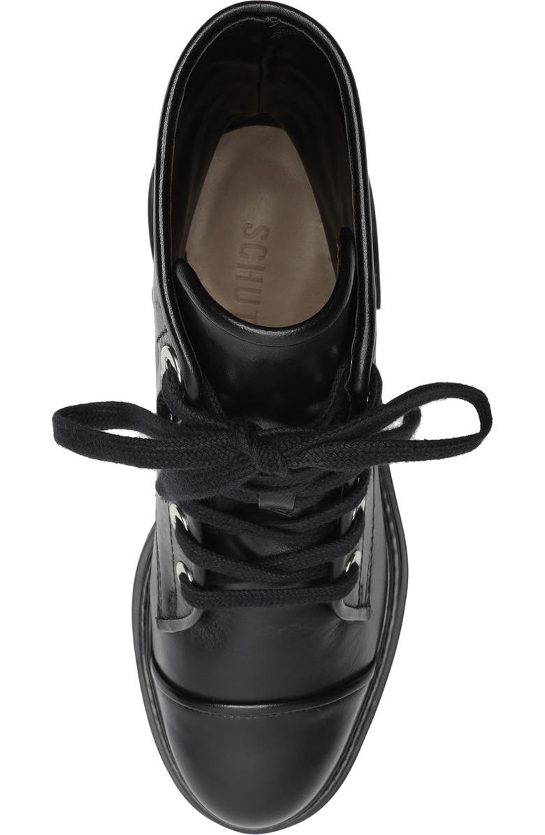 Schutz Maylova Lug Sole Lace-Up Bootie, Alternate, color,