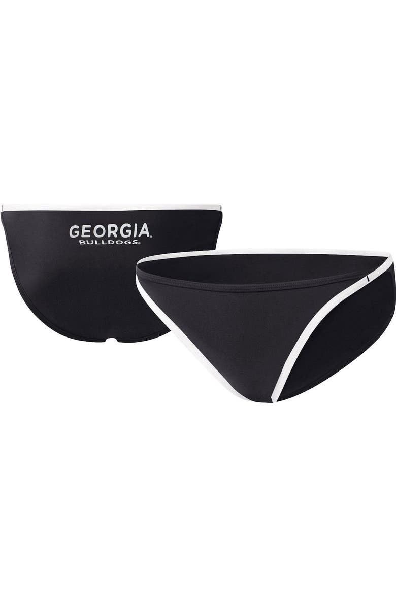 G-III 4HER BY CARL BANKS Women's G-III 4Her by Carl Banks Black Georgia Bulldogs Play Action Bikini Bottoms, Main, color, Black