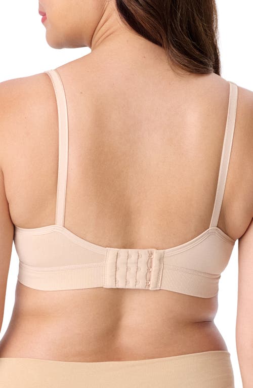 Motherhood Maternity Maternity Wireless Seamless Wrap Nursing Bra In Neutral